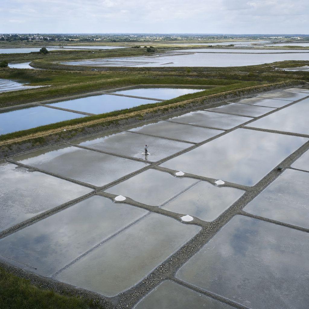 Marais salants de Guérande — paysage unique de la Presqu'île Guérandaise