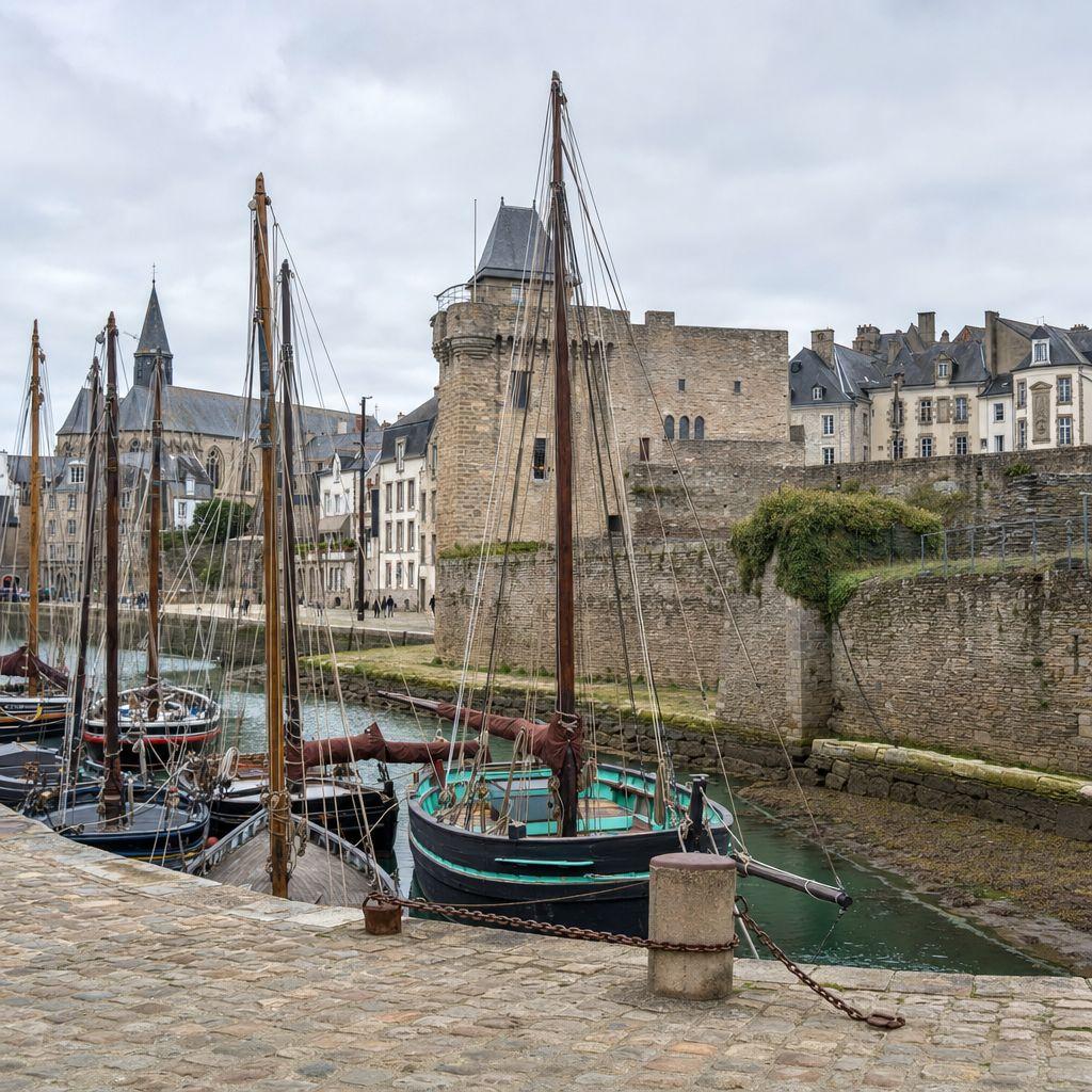 Port de Vannes et remparts — Golfe du Morbihan — VTC By DiDy