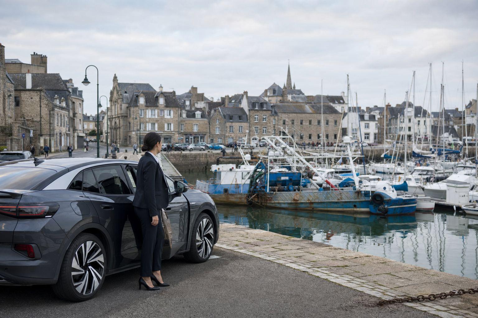 VTC Le Pouliguen - chauffeuse privee electrique, port de plaisance - VTC By DiDy