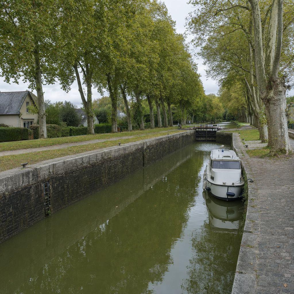 Ecluse et canal de Nantes a Brest a Redon — VTC By DiDy